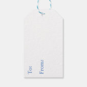 フェスティバル馬 | メリークリスマス ギフトタグ (裏面)