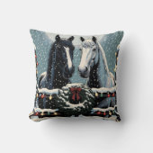 フェスティバル馬 | メリークリスマス クッション (正面)