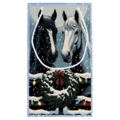 フェスティバル馬 | メリークリスマス スモールペーパーバッグ (裏面)