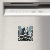 フェスティバル馬 | メリークリスマス マグネット (インサイチュ (食洗機))