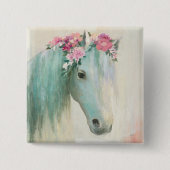 フェスティバル馬 缶バッジ (正面)