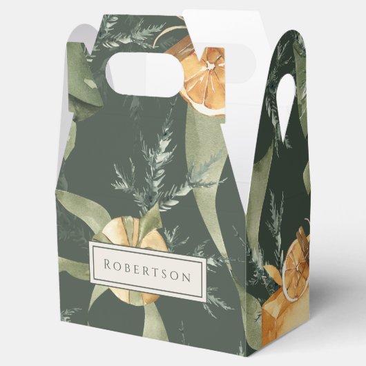 フェスティバル魅力的ウィンタークリスマスカスタム フェイバーボックス (オープン)