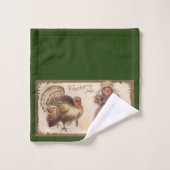 フェスティバル魅力的サンクスギビングジョイズトルコ バスタオルセット (ウォッシュタオル)