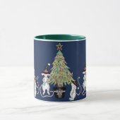 フェスティバル魔女ネズミ飾ズのクリスマスツリー マグカップ (中央)