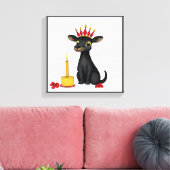 フェスティバル鮮やかクワンツァア変装した野生動物 キャンバスプリント (インサイチュ (リビング))