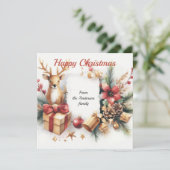 フェスティバル鹿のクリスマスデコレーション シーズンカード (スタンド正面)