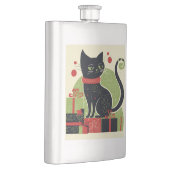 フェスティバル黒猫 フラスク (右)