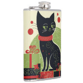 フェスティバル黒猫 フラスク (右)