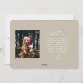 フェスティバル3-Photoクリスマスカード シーズンカード (裏面)