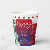 フェスティバル4th of 7月インディペンデンスデイ紙カップ 紙コップ (裏面)