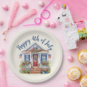 フェスティバル4th of 7月バーベキューピクニック ペーパープレート (パーティー)