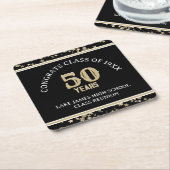 フェスティバル50thクラス懇親会パーティー スクエアペーパーコースター (アングル)