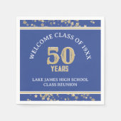 フェスティバル50thクラス懇親会パーティー スタンダードカクテルナプキン (正面)