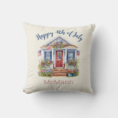 フェスティバル7月4日パーソナライズされた愛国心 クッション (正面)