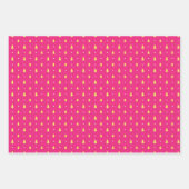 フェスティバル&おもしろいブライトネオンカラフルクリスマスツリー ラッピングペーパーシート (正面2)