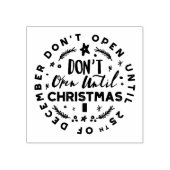 フェスティバル、おもしろい、カラフルクリスマスまで開かない ラバースタンプ (インプリント)