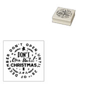 フェスティバル、おもしろい、カラフルクリスマスまで開かない ラバースタンプ (押印)