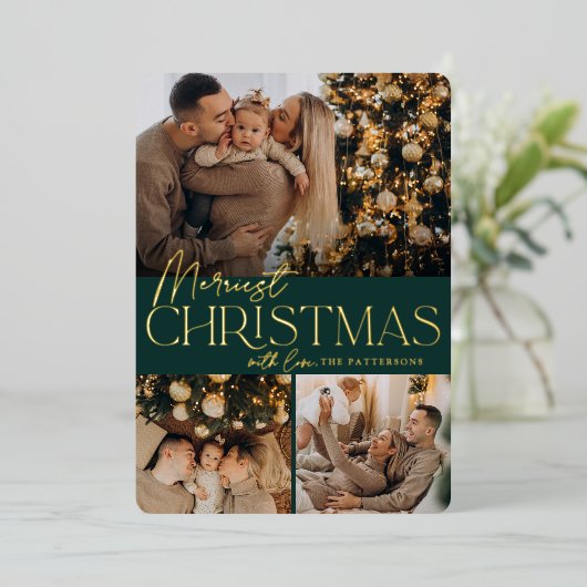 フェスティバル |クリスメリーマス3の写真 箔シーズンカード (立ち正面)