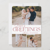 フェスティバル |シーズンの挨拶3写真 シーズンカード (正面)