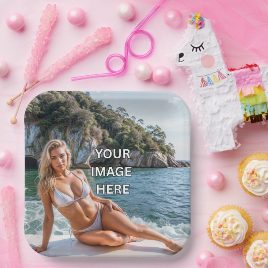 フェスティバル!🍽️スクエア紙プレート ペーパープレート (パーティー)