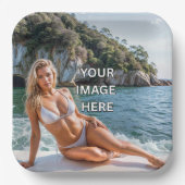 フェスティバル!🍽️スクエア紙プレート ペーパープレート (正面)