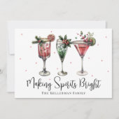 フェスティバル・スピリッツ・ブライト・クリスマス シーズンカード (正面)