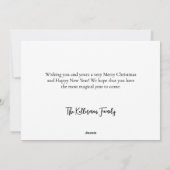 フェスティバル・スピリッツ・ブライト・クリスマス シーズンカード (裏面)