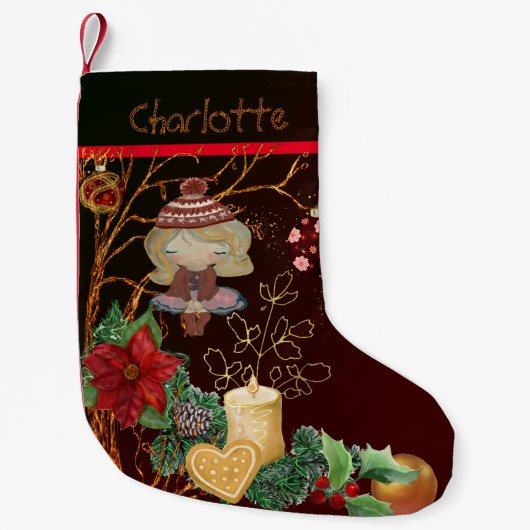 フェスティバル スモールクリスマスストッキング (正面)