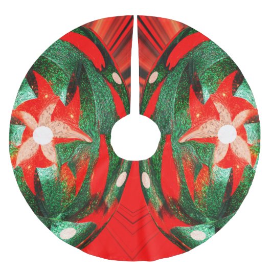 フェスティバル ブラッシュドポリエステルツリースカート (正面)