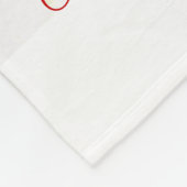 フェスティバル「メリークリスマス」雪片オーナメント フリースブランケット (角)