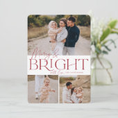 フェスティバル |メリー & Bright 3写真 シーズンカード (スタンド正面)