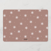 フェスティバル |メリー & Bright Photo Christmas シーズンカード (裏面)