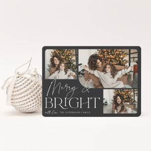フェスティバル メリー & Bright Photo Christmas シーズンカード