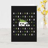 フェスティバル・モーターホーム・オーナークリスマス・ギフト カード (黄色い花)