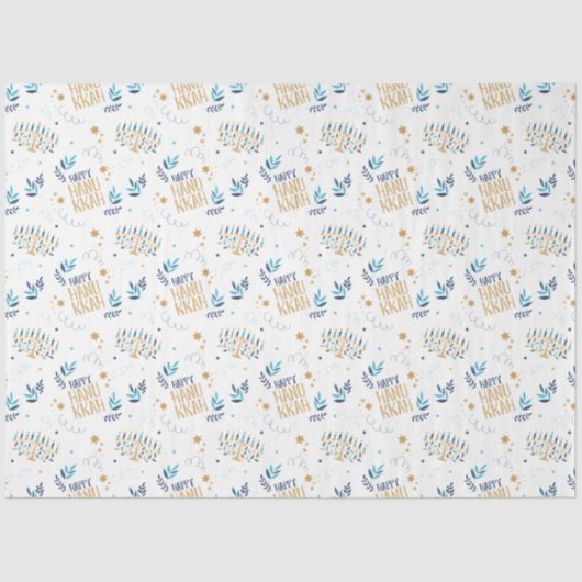 フェスティバル（ユダヤ教）メノラーハヌカー 薄葉紙 (正面)