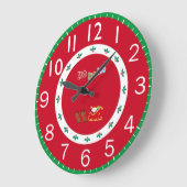 フェスティバル ラージ壁時計 (傾斜)