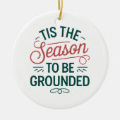 フェスティバル「接地すべき季節」 セラミックオーナメント (正面)