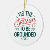 フェスティバル「接地すべき季節」 セラミックオーナメント (左)