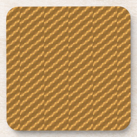 フェスティバル、金色のパターン コースター (正面)