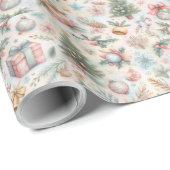 フェスティバル、魅力的クリスマス包装紙 ラッピングペーパー (ロールコーナー)