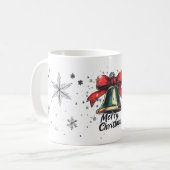 フェスティバル（鳥）ショウジョウコウカンチョウ&スノーフレークマグ コーヒーマグカップ (正面左)