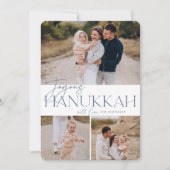 フェスティバル | 3写真Hanukkah シーズンカード (正面)