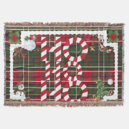 フェスティバル「HO HO HO」クリスマスフリース&シャーパ空白の スローブランケット
