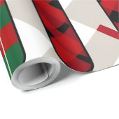 フェスティバル「HO HO HO」クリスマスラッピング紙 ラッピングペーパー (ロールコーナー)