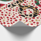 フェスティバル「HO HO HO」クリスマスラッピング紙 ラッピングペーパー (角)