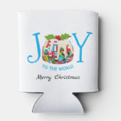 フェスティバル | JOYから世界の国旗 |パーソナライズされた | 缶クーラー (裏面)