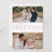 フェスティバル | Season's Greetings Two Photo シーズンカード (正面)