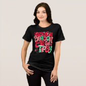 フェスティバル「'Tis the season to be tipsy」ホリデーティー トライブレンドＴシャツ (正面全面)