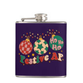 フェスティバルAFクリスマスアダルトストッキング フラスク (正面)