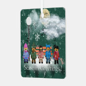 フェスティバルQuintetクリスマスフォトツリーオーナメント メタルオーナメント (正面左)